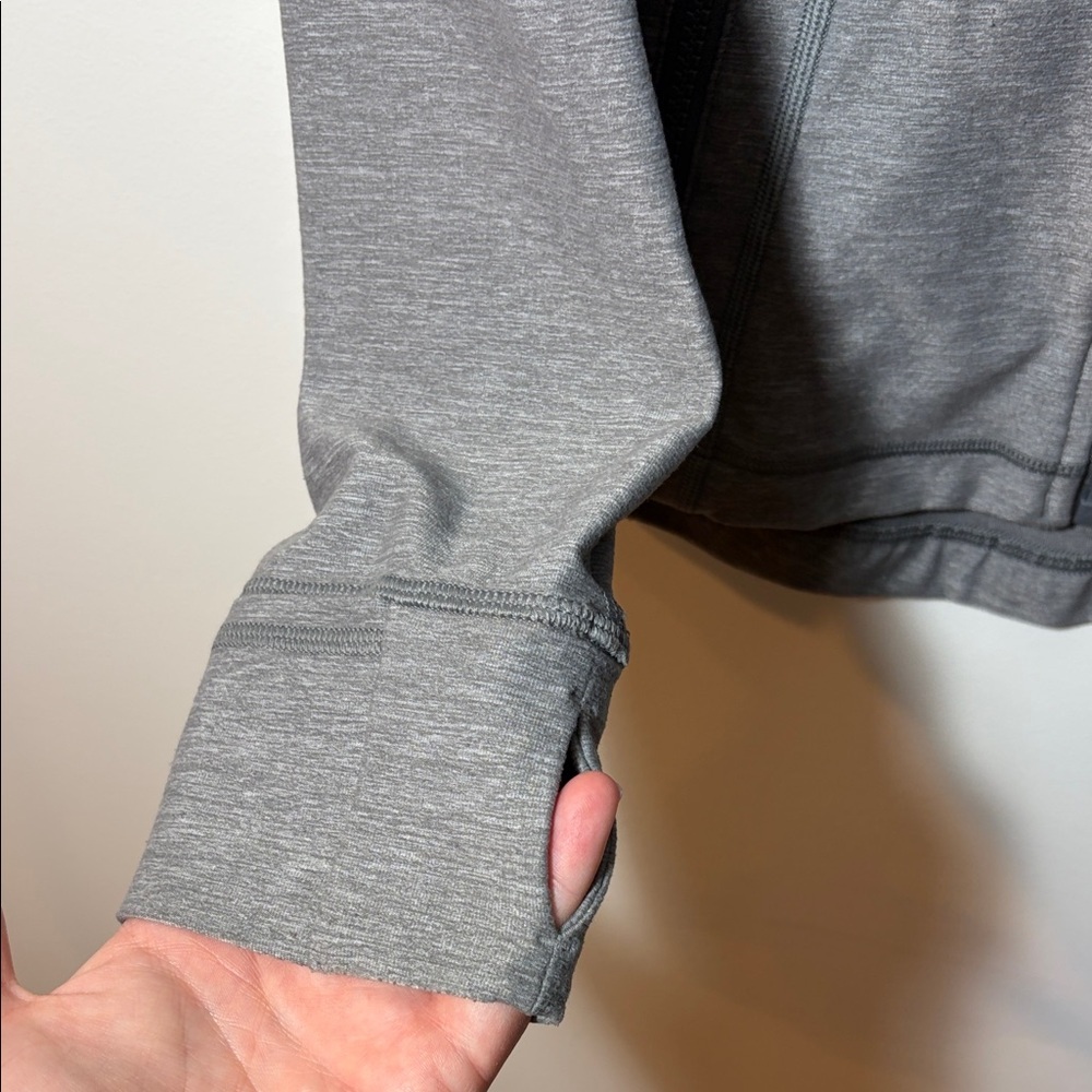 Lululemon Define Jacket (Rulu) - Heathered Slate - Sz 8 - Picture 4 of 9